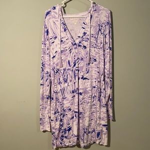 Lilly Pulitzer long sleeve cover up